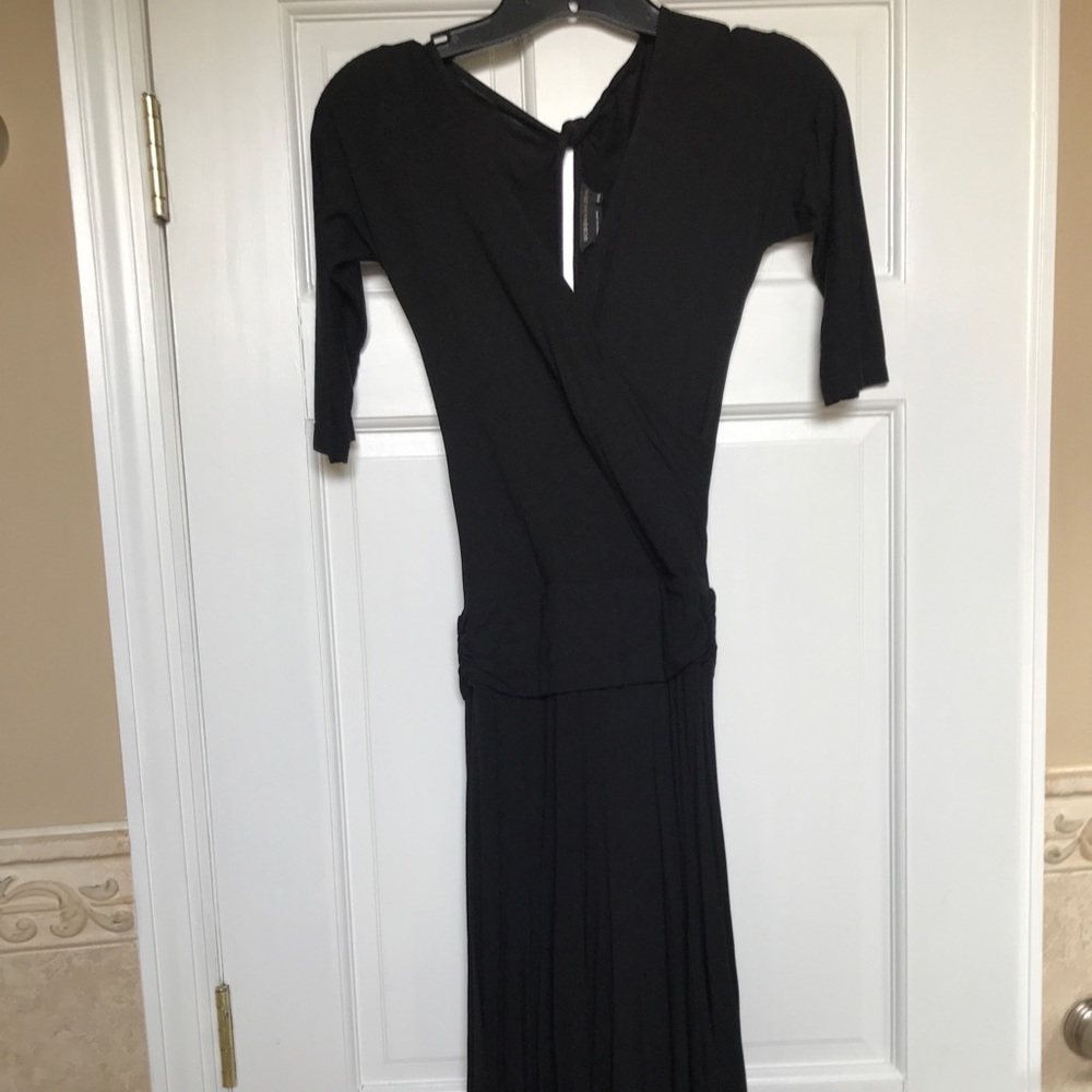 BCBG Black Dress- Below the Knee XXS